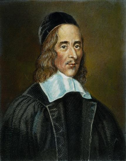 George Herbert, by Robert White, painted 1674, public domain